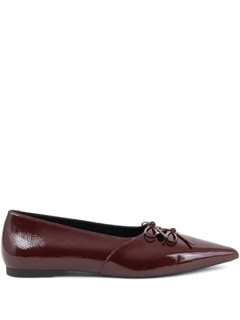 VAGABOND Hermine patent leather ballet flats Red 593316038