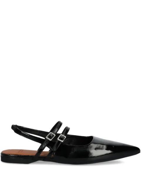 VAGABOND Hermine patent leather ballet flats Black 573326020