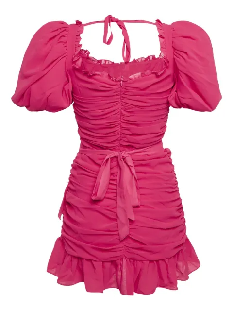 Mergim Magda ruched dress Pink 1121651