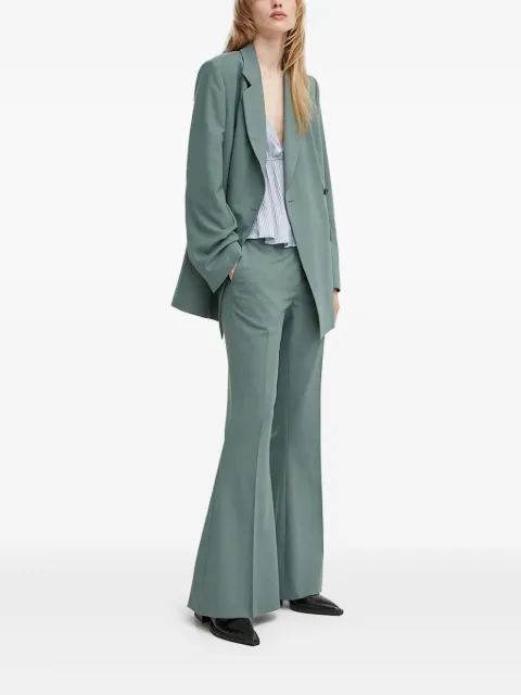 Tiger of Sweden Veira flared pocket-detail trousers Green S70902057