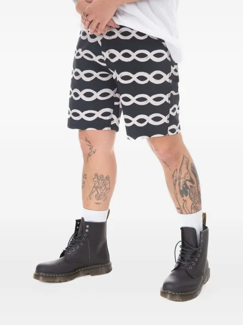 stan ray chain-link print shorts Black SS23013BLA