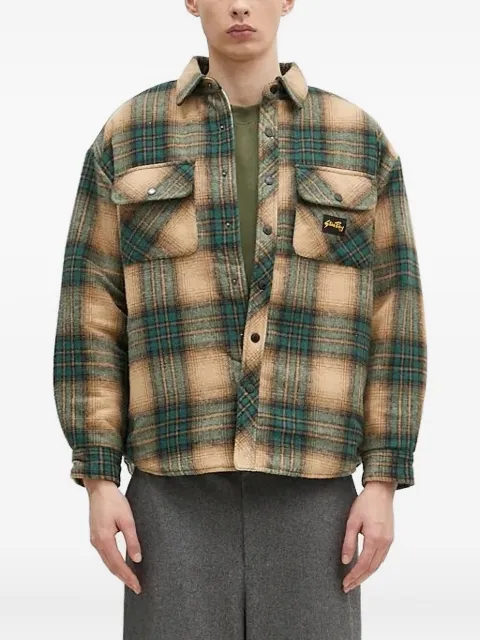 stan ray checked shirt jacket Green AW2405242