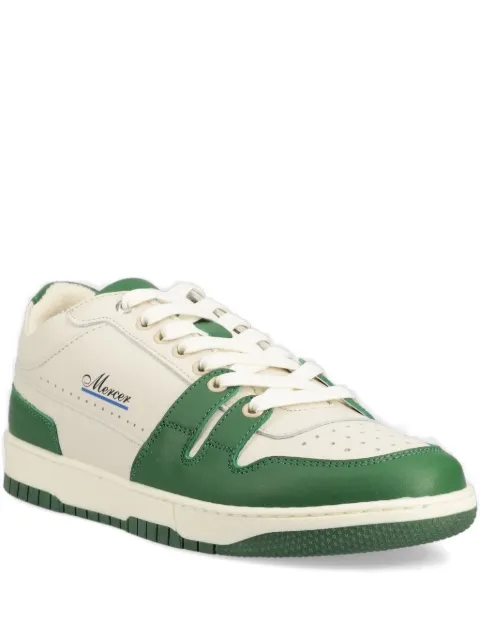 The Mercer Brand leather panelled sneakers Neutrals ME231013154