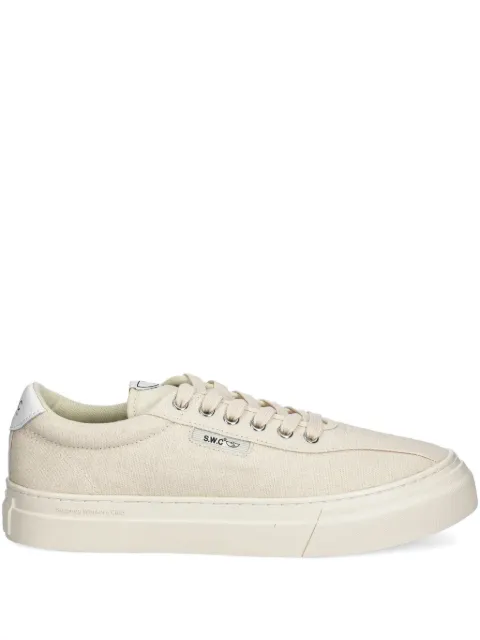 Stepney Workers Club Dellow 02 lace-up canvas trainers Neutrals YA21102