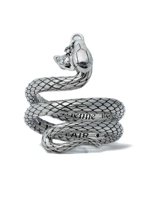Vivienne Westwood Albane snake-design ring Silver 6404018B01P017P017