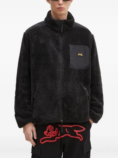 stan ray fleece-panel long-sleeve jacket Black AW2406694