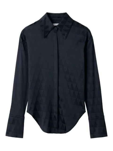 Tiger of Sweden geometric-pattern shirt Black S71957001