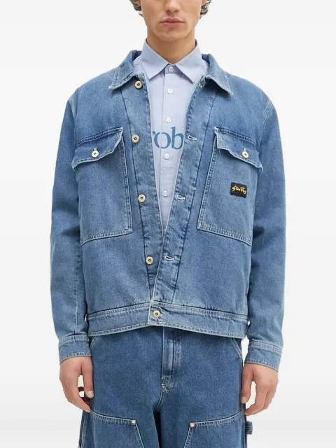 stan ray flap-pocket denim jacket Blue AW2404977