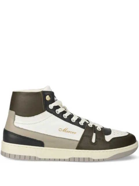 The Mercer Brand leather high-top sneakers White ME233014677