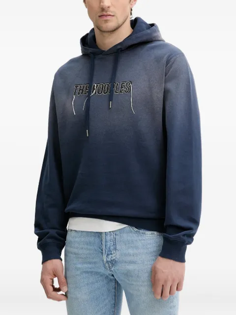 The Kooples faded-effect hoodie Blue HSWE30019K