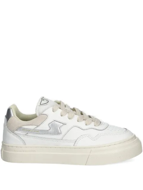 Stepney Workers Club leather lace-up sneakers White YA23520
