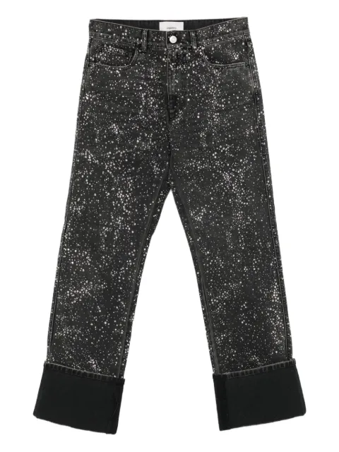 Coperni crystal-embellished boyfriend jeans Black COPP122CRF2037