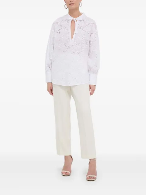 Silvian Heach cut-out details blouse White GPP24163BL