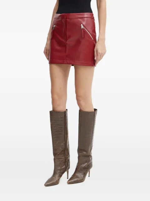 Silvian Heach zip-pocket mini skirt Red GPA24051MG