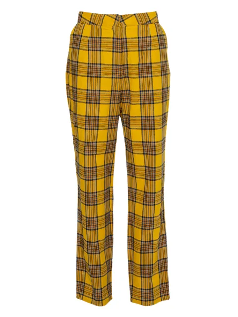 LPA plaid trousers Yellow 430575