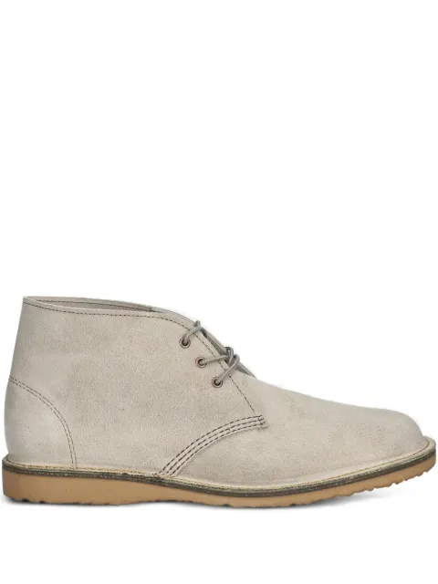 Red Wing Shoes suede lace-up boots Neutrals 3309