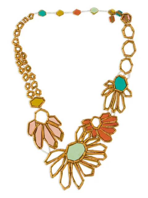 GFW floral-motif necklace Gold GFWCHAIN3