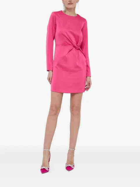 Silvian Heach twist-detail satin dress Pink GPP24198VE