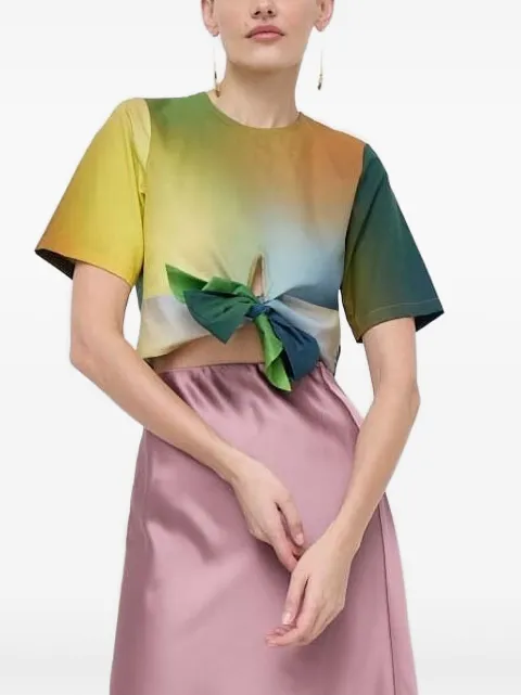 Silvian Heach tie-front top Yellow GPP24362BL