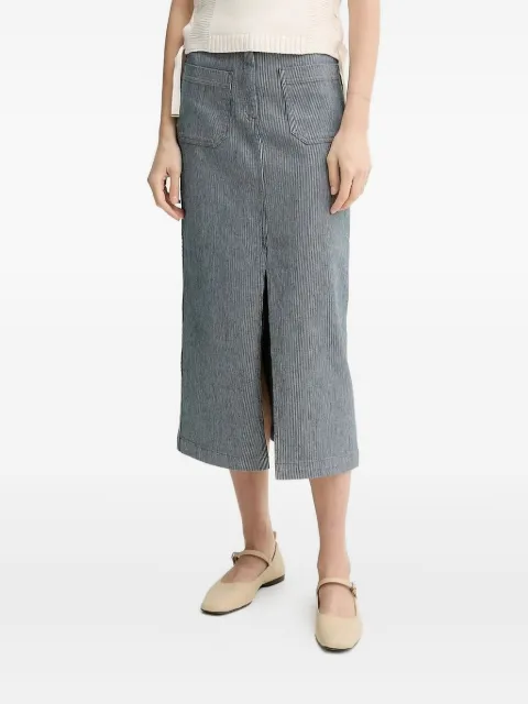 Sessùn Uptay multiple-pocket midi skirt Blue 25206005