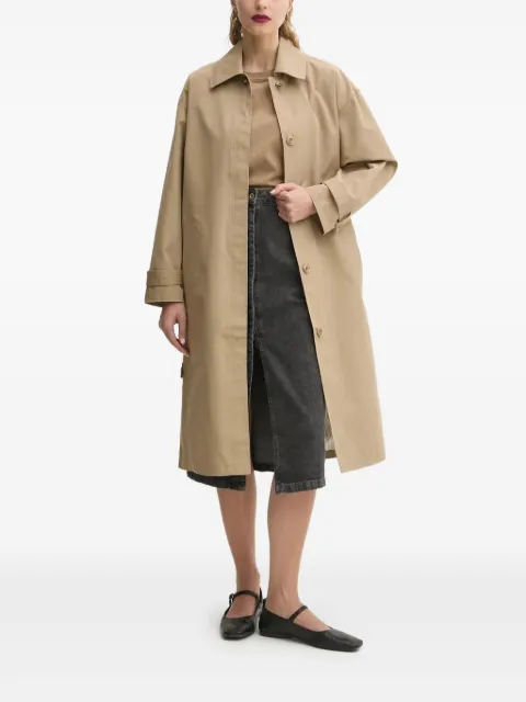 Sessùn Trenchliss belted buttoned trench coat Neutrals 25212002