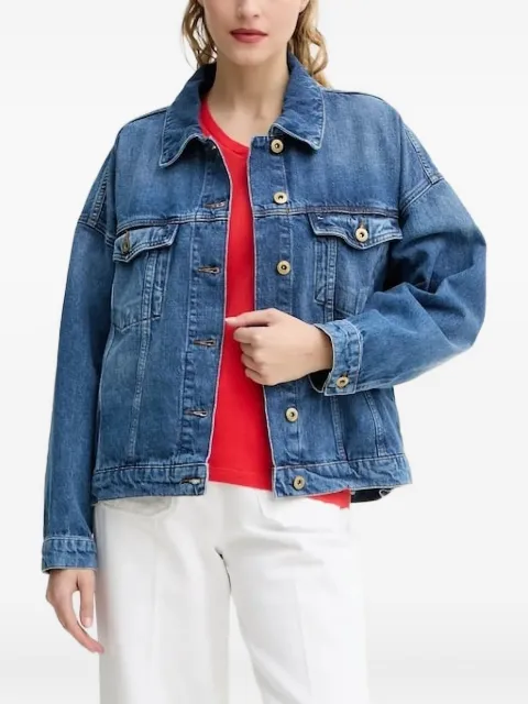 Sessùn button-fastening denim jacket Blue 23321006