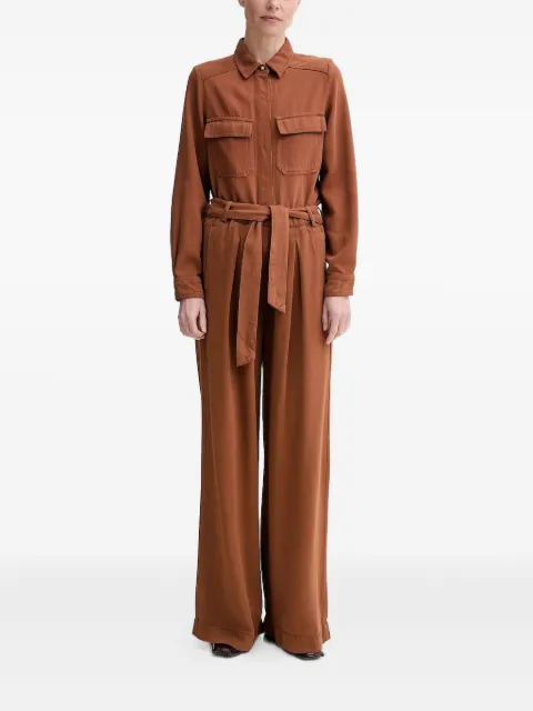 Sessùn wide-leg palazzo trousers Brown 25207012