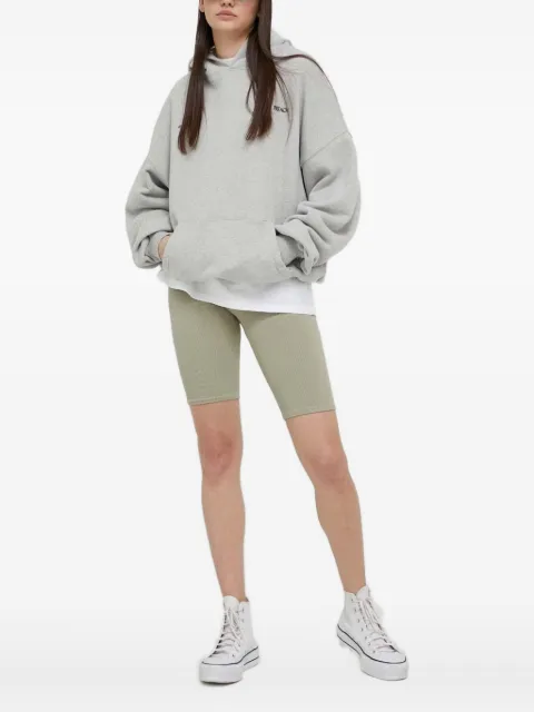 PREACH embroidered-logo cotton hoodie Grey 206311