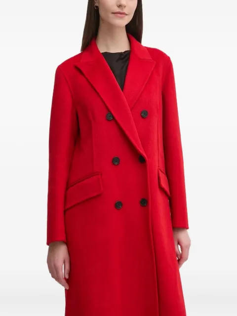 Pedro Del Hierro buttoned double-breasted coat Red 7528336