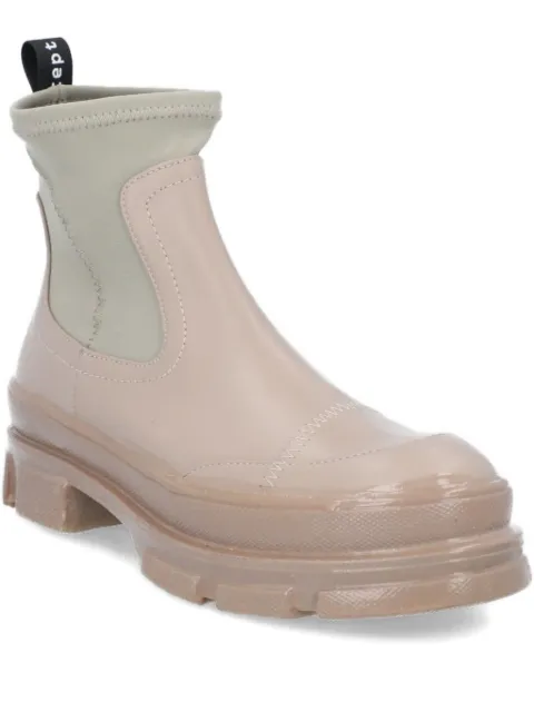 MOA CONCEPT elastic-panelled chunky sole boots Pink MOAC82