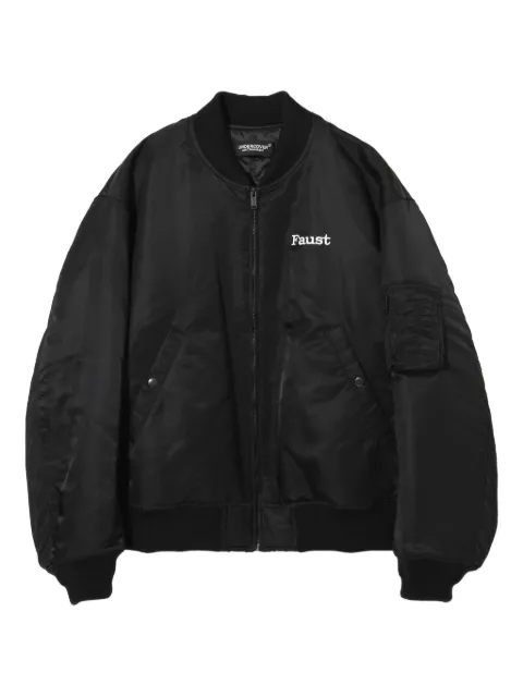 Undercover graphic-print bomber jacket Black UC2E42182