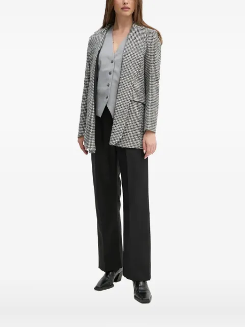 Sandro Ferrone houndstooth-pattern blazer Grey SFS18YBE