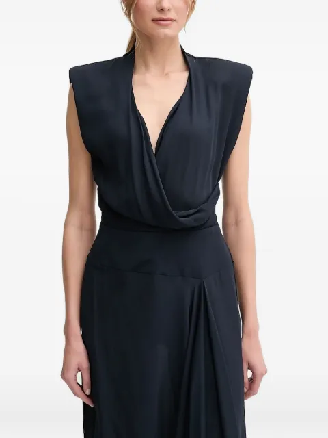 Sandro Ferrone sleeveless midi dress Blue S23XBE