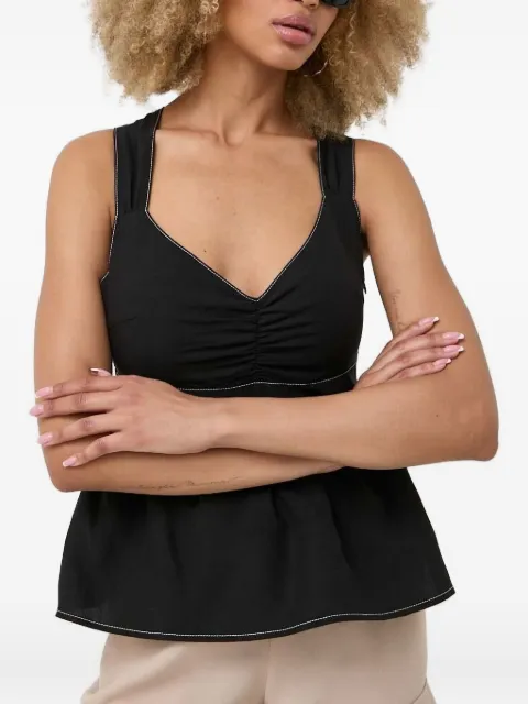 Notes du Nord cross-back blouse Black 13213