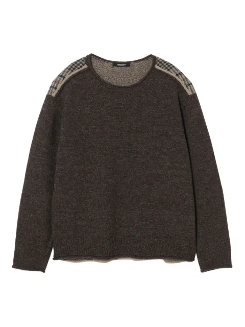 Undercover round-neck wool sweater Brown UC2E4906