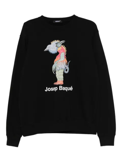 Undercover graphic-print cotton sweatshirt Black UC2E48923