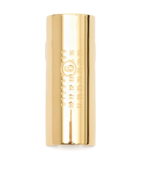 MM6 Maison Margiela engraved open-band ring Gold SM7UQ0118P8754