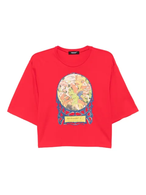 Undercover graphic-print cotton T-shirt Red UC2E18911