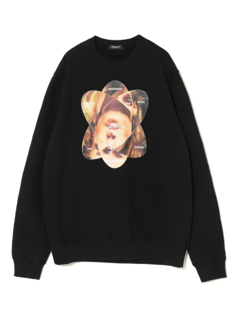 Undercover graphic-print crew-neck sweatshirt Black UC2E48922