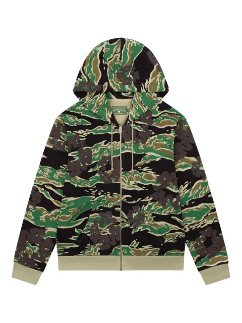 Denim Tears camouflage-print hoodie Green DT116
