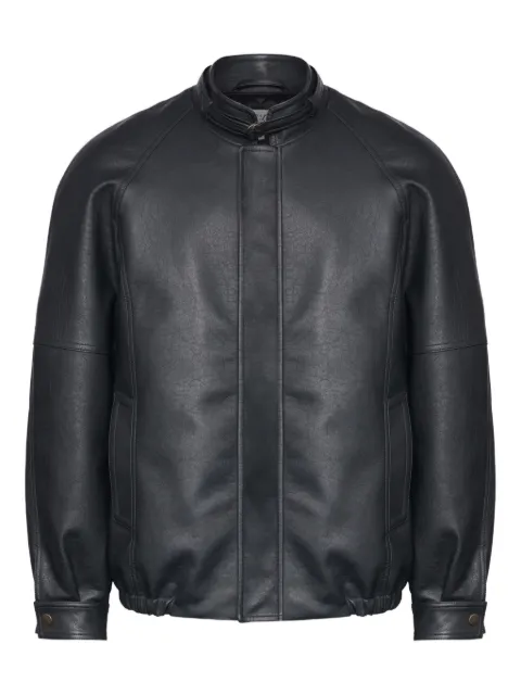 MM6 Maison Margiela belted raglan-sleeve jacket Black SH2AM0053M35455