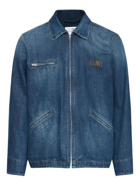 MM6 Maison Margiela zip-fastening denim jacket Blue SH2AM0052S30844