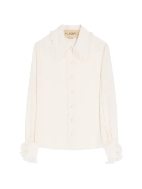 Valentino Garavani Crepe De Chine shirt White BAB7Y821B