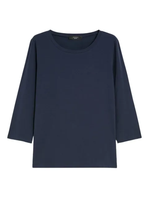 Weekend Max Mara round-neck T-shirt Blue 2515971021600