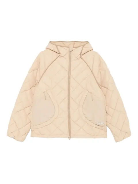 Kenzo Kenzo Weave light down jacket Neutrals FF65OU1459NA