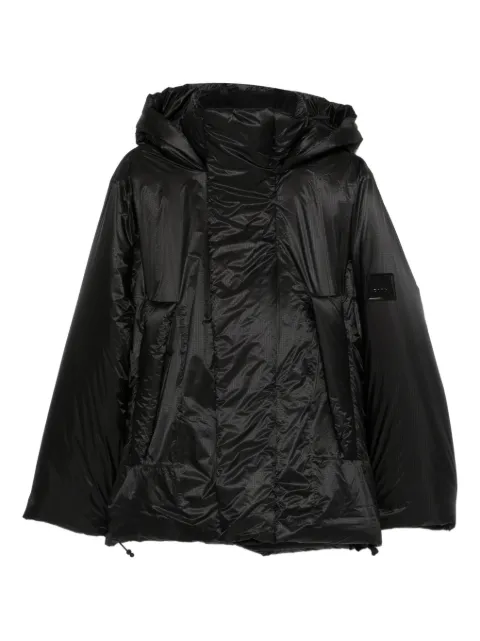 Rains hooded padded coat Black 17200