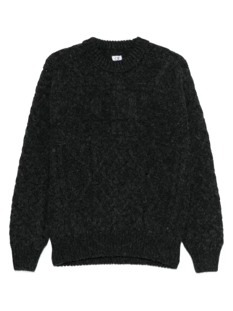C.P. Company round-neck sweater Black 19CMKN289A110508A999
