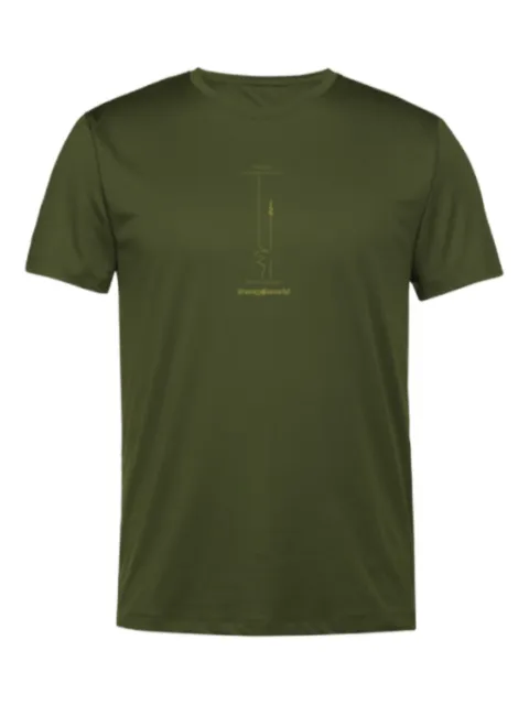 TRANGOWORLD Adigo graphic-print T-shirt Green PC010370