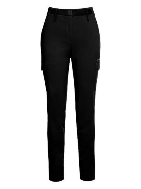 TRANGOWORLD buckle-fastening cargo trousers Black PC010346