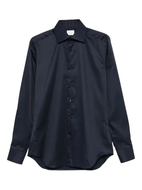 Xacus long-sleeve cotton shirt Black WF531ML11805012